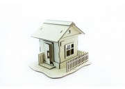 Конструктор 3D деревянный подвижный Lemmo Домик - Д-1 Конструктор 3D деревянный подвижный Lemmo Домик - Д-1