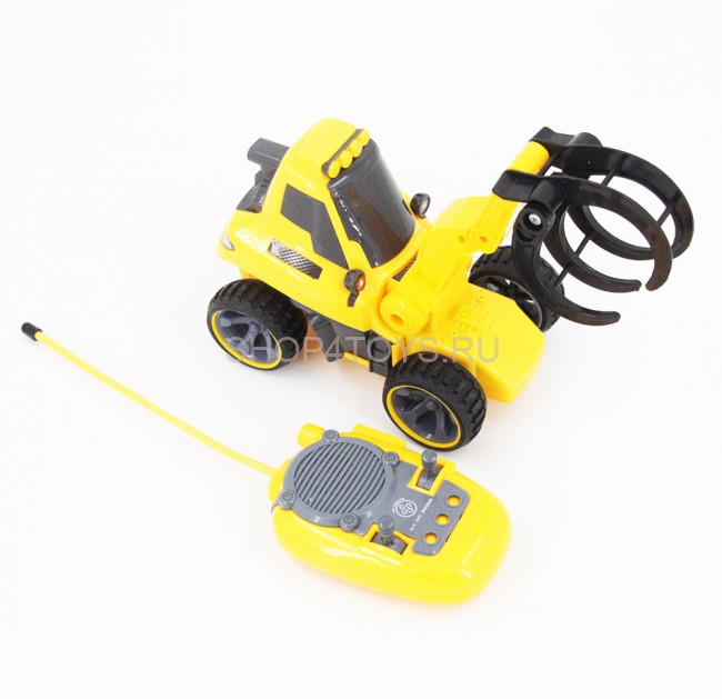 Радиоуправляемый трактор с куном для малышей 1:18 - 7777-09 Радиоуправляемый трактор с куном для малышей 1:18 - 7777-09