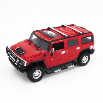 Радиоуправляемая машина Hummer H2 Red 1:14 - MZ-2026-R Радиоуправляемая модель автомобиля Hummer H2 1:14. Официально лицензированный кузов с точностью повторяет форму и детали настоящего автомобиля, а всё необходимое для запуска уже включено в комплект