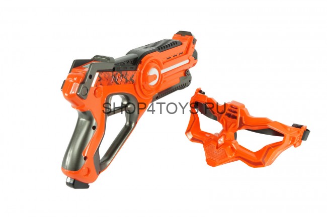 Лазерный бой Winyea Call of Life (пистолет + маска, оранжевый и зеленый) - W7001D