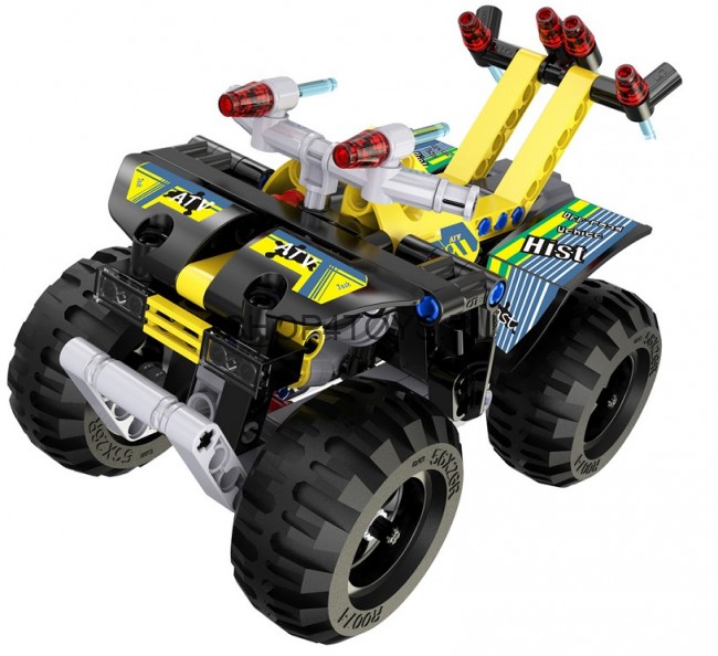 Конструктор Double E Cada Technics, квадроцикл, 164 детали, инерционная модель - C52004W Конструктор Double E Cada Technics, квадроцикл, 164 детали, инерционная модель - C52004W