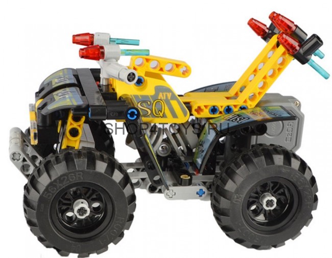 Конструктор Double E Cada Technics, квадроцикл, 164 детали, инерционная модель - C52004W Конструктор Double E Cada Technics, квадроцикл, 164 детали, инерционная модель - C52004W