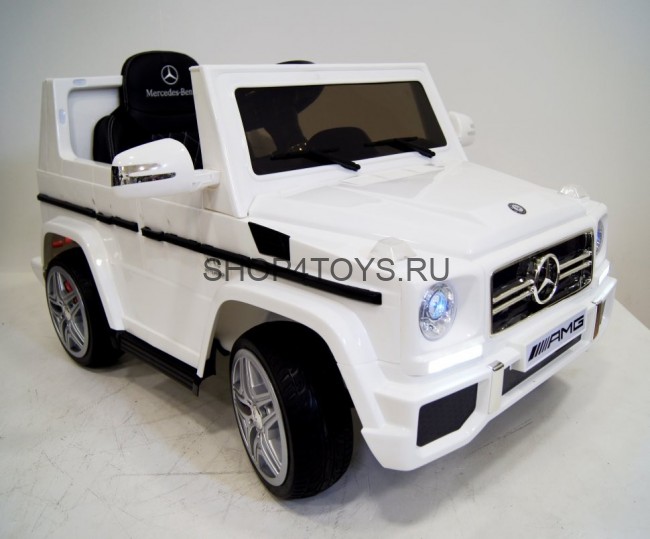 Детский электромобиль Mercedes-Benz G65 White 12V 2.4G - LS-528-W