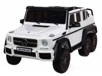 Двухместный электромобиль Mercedes Benz G63 6x6 4WD - ABL1801-WHITE