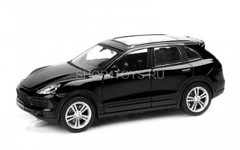 Металлическая модель Porsche Cayenne Black (музыка, свет, инерция) 1:32 - 25058С Металлическая модель Porsche Cayenne Black (музыка, свет, инерция) 1:32 - 25058С