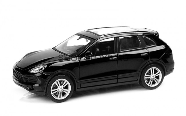 Металлическая модель Porsche Cayenne Black (музыка, свет, инерция) 1:32 - 25058С Металлическая модель Porsche Cayenne Black (музыка, свет, инерция) 1:32 - 25058С