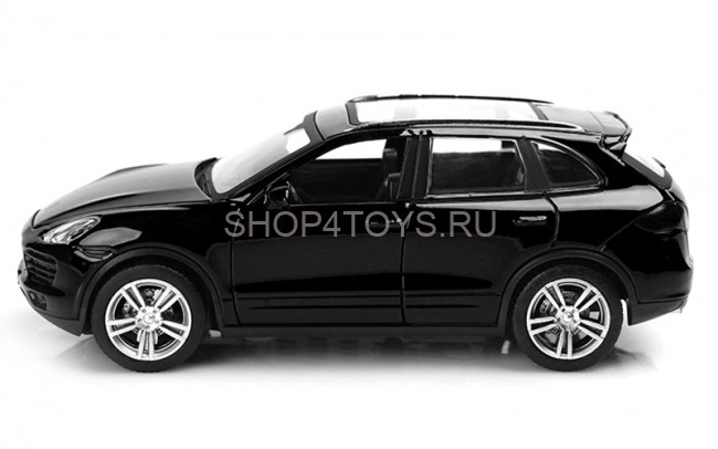Металлическая модель Porsche Cayenne Black (музыка, свет, инерция) 1:32 - 25058С Металлическая модель Porsche Cayenne Black (музыка, свет, инерция) 1:32 - 25058С