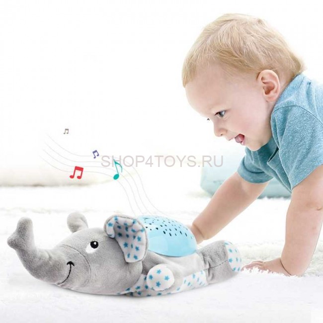 Игрушка-ночник Милые зверята Слоник ZYB-B2753-3 Игрушка-ночник Милые зверята Слоник ZYB-B2753-3