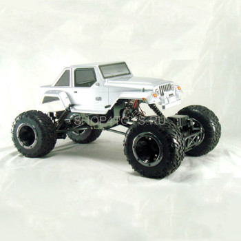 Радиоуправляемый краулер HSP Pangolin Electric Off-Road Long Crawler 4WD 1:10 - 94180L - 2.4G Полностью готовый комплект радиоуправляемого внедорожника с огромными ходами подвески для максимального бездорожья с электродвигателем серии 540.