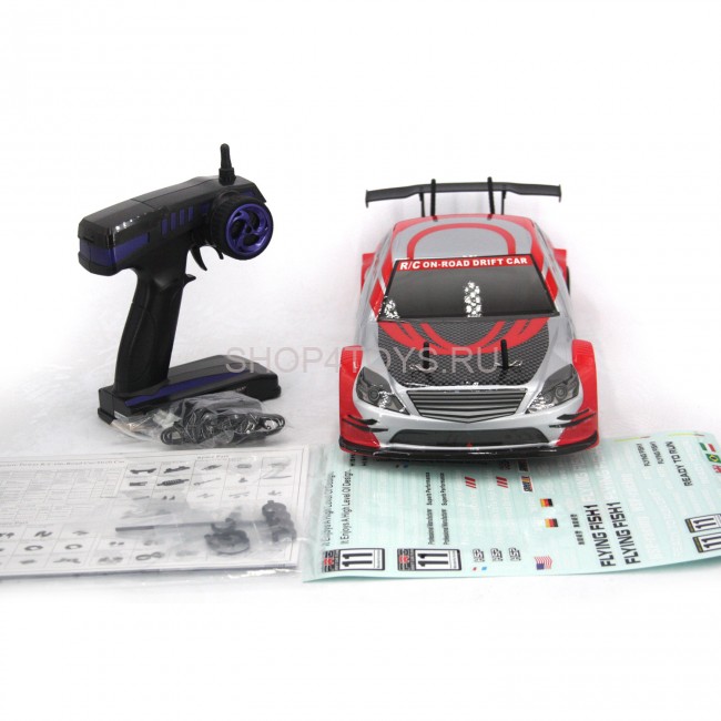 Радиоуправляемый автомобиль для дрифта HSP Flying Fish 1 - 1:10 4WD - 94123-12382 - 2.4G