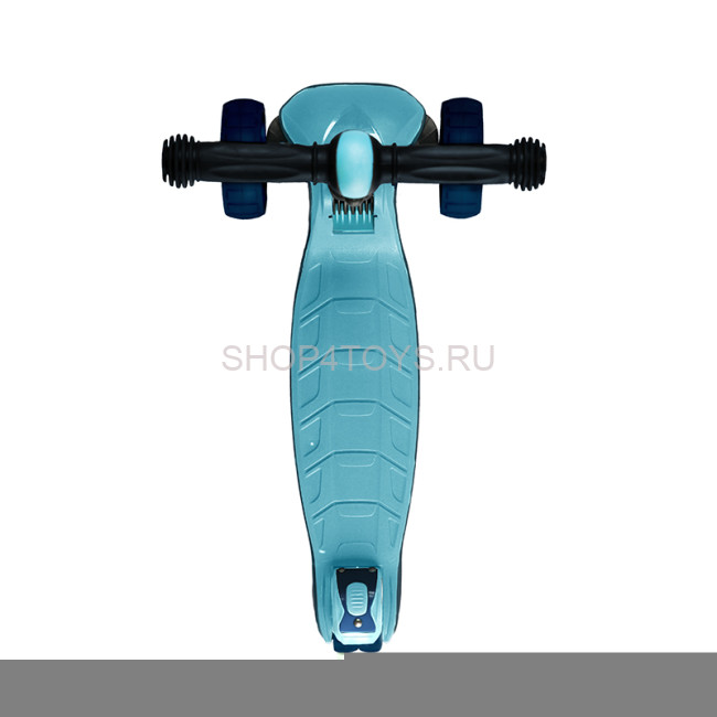 Самокат Трехколесный Складной, со Светящимися Колесами, Голубой - MSC-J072002P Самокат Трехколесный Складной, со Светящимися Колесами, Голубой - MSC-J072002P