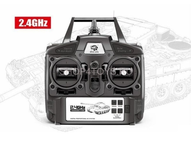 Радиоуправляемый танк Heng Long German Tiger MS version V7.0 масштаб 1:16 2.4G - 3818-1-UpgA-V7 Радиоуправляемый танк Heng Long German Tiger MS version V7.0 масштаб 1:16 2.4G - 3818-1-UpgA-V7