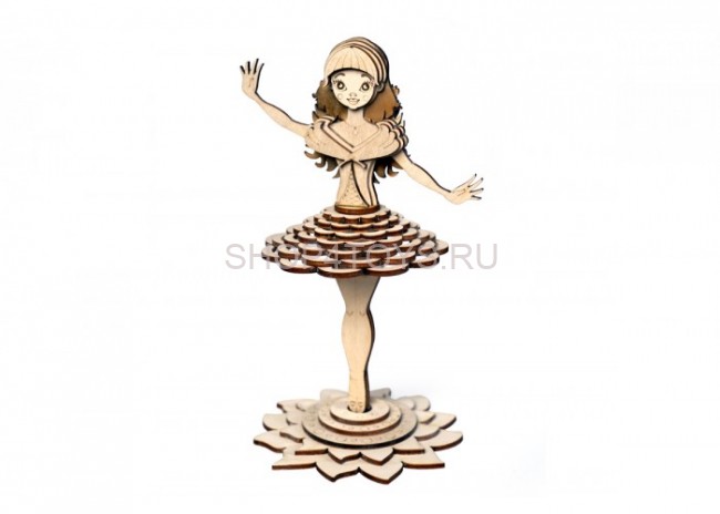 Конструктор 3D деревянный подвижный Lemmo Дюймовочка - 00-16 Конструктор 3D деревянный подвижный Lemmo Дюймовочка - 00-16