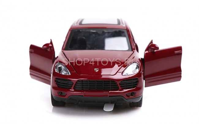 Металлическая модель Porsche Cayenne Red (музыка, свет, инерция) 1:32 - 25058С Металлическая модель Porsche Cayenne Red (музыка, свет, инерция) 1:32 - 25058С