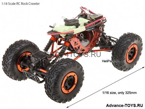 Радиоуправляемый краулер HSP Kulak Electric Crawler 4WD 1:18 - 94680T2 - 2.4G Радиоуправляемый краулер HSP Kulak Electric Crawler 4WD 1:18 - 94680T2 - 2.4G