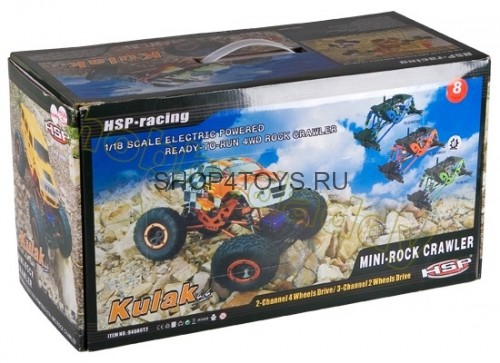Радиоуправляемый краулер HSP Kulak Electric Crawler 4WD 1:18 - 94680T2 - 2.4G Радиоуправляемый краулер HSP Kulak Electric Crawler 4WD 1:18 - 94680T2 - 2.4G