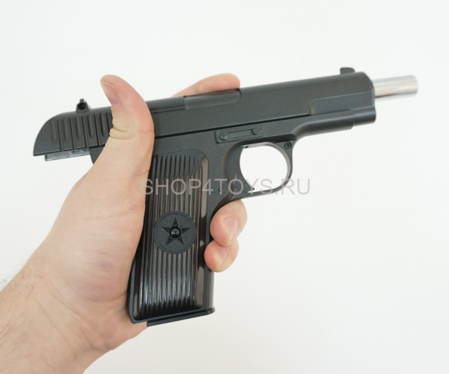 Пистолет металлический (пневматика, 20,5 см) - G.33 Пистолет металлический (пневматика, 20,5 см) - G.33