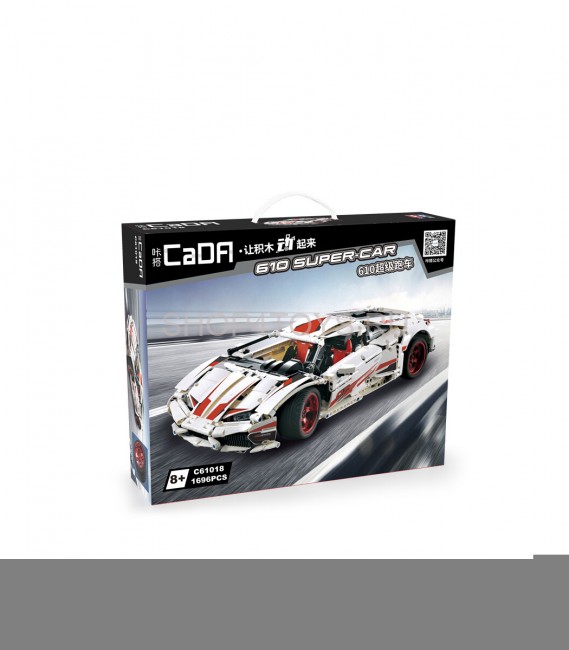Конструктор CADA спортивный автомобиль Lamborghini LP610 (1696 деталей) - C61018W Конструктор CADA спортивный автомобиль Lamborghini LP610 (1696 деталей) - C61018W