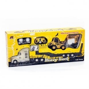 Радиоуправляемый автовоз с экскаватором QY0233B Радиоуправляемый автовоз с экскаватором QY0233B