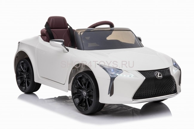 Детский электромобиль Lexus LC500 12V - JE1618-WHITE Детский электромобиль Lexus LC500 12V - JE1618-WHITE