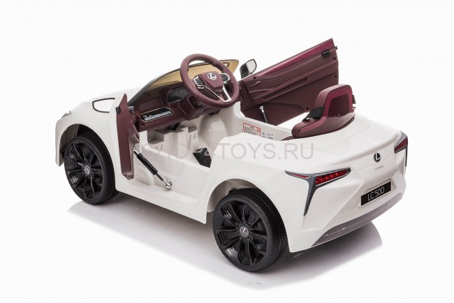 Детский электромобиль Lexus LC500 12V - JE1618-WHITE Детский электромобиль Lexus LC500 12V - JE1618-WHITE