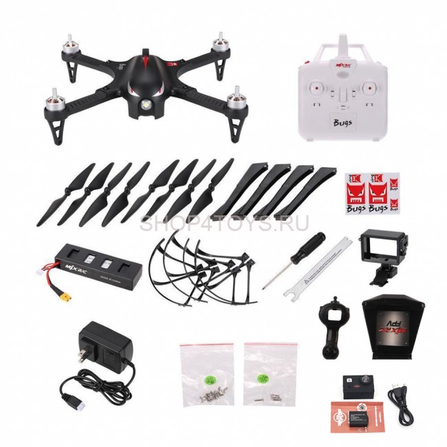Квадрокоптер MJX Bugs 3 с FPV WiFi 4K камерой - B3 Квадрокоптер MJX Bugs 3 с FPV WiFi 4K камерой - B3