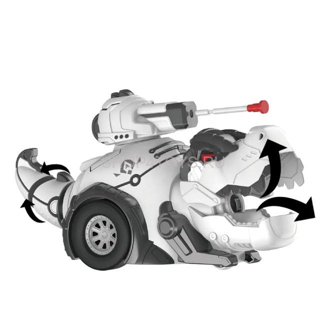 Радиоуправляемый динозавр T-Rex (пар, стреляет пулями, звук, акб) - CS-YS01 Радиоуправляемый динозавр T-Rex (пар, стреляет пулями, звук, акб) - CS-YS01