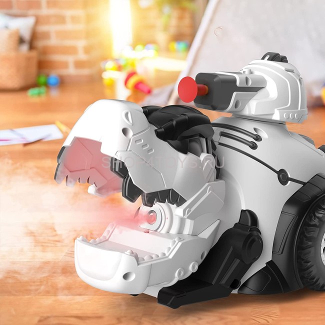 Радиоуправляемый динозавр T-Rex (пар, стреляет пулями, звук, акб) - CS-YS01 Радиоуправляемый динозавр T-Rex (пар, стреляет пулями, звук, акб) - CS-YS01