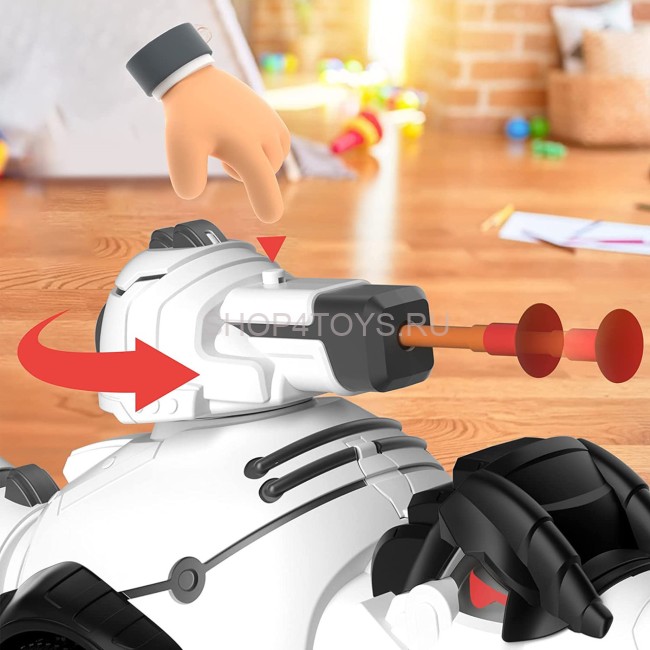 Радиоуправляемый динозавр T-Rex (пар, стреляет пулями, звук, акб) - CS-YS01 Радиоуправляемый динозавр T-Rex (пар, стреляет пулями, звук, акб) - CS-YS01