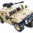 Радиоуправляемый конструктор военный джип QiHui Technics 4CH 2.4G 502 детали - QH8014