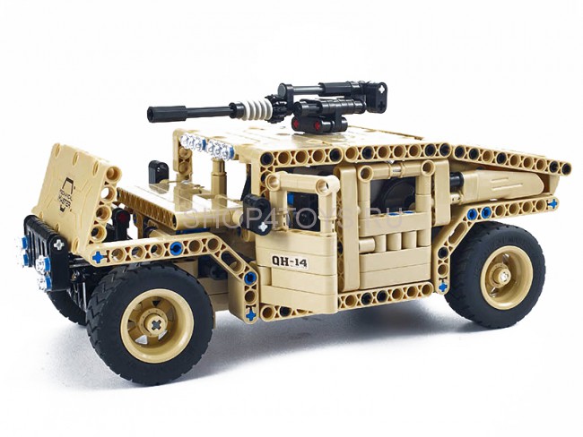Радиоуправляемый конструктор военный джип QiHui Technics 4CH 2.4G 502 детали - QH8014 Радиоуправляемый конструктор военный джип QiHui Technics 4CH 2.4G 502 детали - QH8014