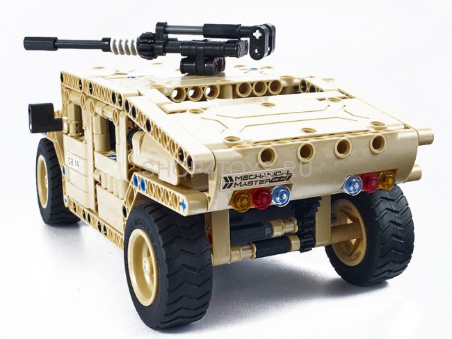 Радиоуправляемый конструктор военный джип QiHui Technics 4CH 2.4G 502 детали - QH8014 Радиоуправляемый конструктор военный джип QiHui Technics 4CH 2.4G 502 детали - QH8014