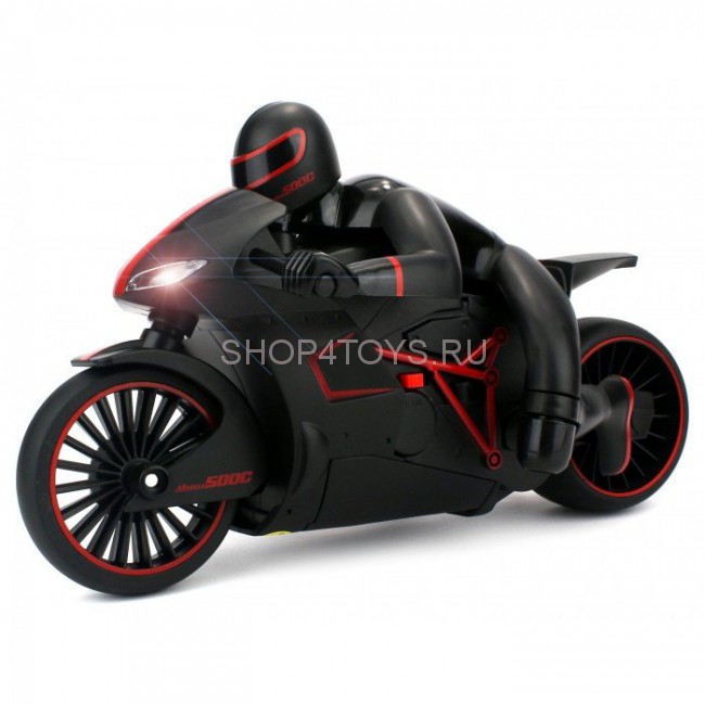 Радиоуправляемый черно-красный мотоцикл ZC333 4CH 1:12 2.4G - 333-MT01A Радиоуправляемый черно-красный мотоцикл ZC333 4CH 1:12 2.4G - 333-MT01A