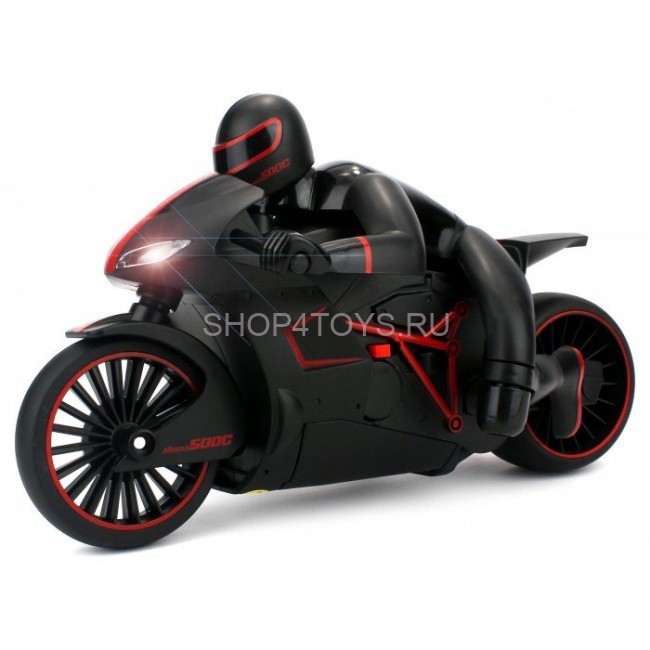Радиоуправляемый черно-красный мотоцикл ZC333 4CH 1:12 2.4G - 333-MT01A Радиоуправляемый черно-красный мотоцикл ZC333 4CH 1:12 2.4G - 333-MT01A