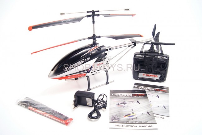 Радиоуправляемый вертолет MJX R/C T655 RED 2.4G - T655-R
