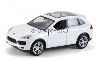 Металлическая модель Porsche Cayenne White (музыка, свет, инерция) 1:32 - 25058С Металлическая модель Porsche Cayenne White (музыка, свет, инерция) 1:32 - 25058С