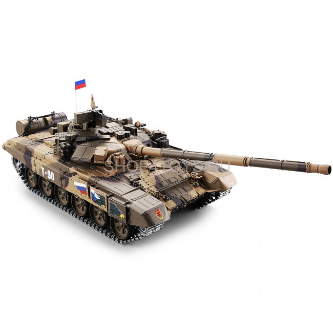 Радиоуправляемый танк Heng Long T90 Pro Russia 1:16 (ИК+Пневмо) 2.4G - 3938-1PRO-MS V6.0 Радиоуправляемый танк Heng Long T90 Pro Russia 1:16 (ИК+Пневмо) 2.4G - 3938-1PRO-MS V6.0