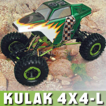 Радиоуправляемый краулер HSP Kulak Long Electric Crawler 4WD 1:18 - 94680L - 2.4G Полностью готовый комплект радиоуправляемого внедорожника с огромными ходами подвески для максимального бездорожья с электродвигателем 1100KV.
