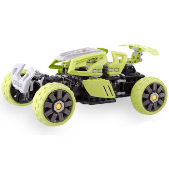 Радиоуправляемый конструктор SDL Racers High-Speed Changeable Car 1:10 2.4G - 2012A-7 Это конструктор, который можно собрать в пяти различных вариантах, что очень интересно для ребенка. В коробке уже есть собранная машинка. Но все детали можно легко отсоединить.