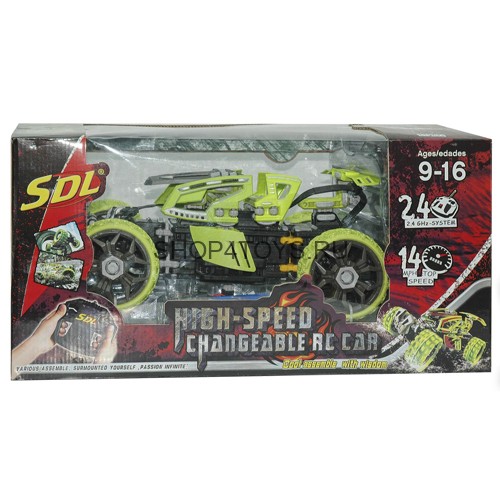 Радиоуправляемый конструктор SDL Racers High-Speed Changeable Car 1:10 2.4G - 2012A-7 Радиоуправляемый конструктор SDL Racers High-Speed Changeable Car 1:10 2.4G - 2012A-7