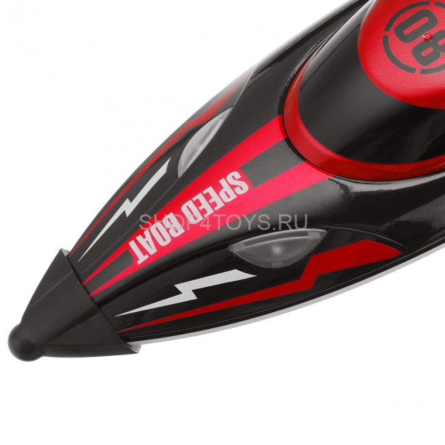 Радиоуправляемый катер Red SpeedBoat (36 см, 25 км/ч, 2.4G) - HJ808-A1 Радиоуправляемый катер Red SpeedBoat (36 см, 25 км/ч, 2.4G) - HJ808-A1