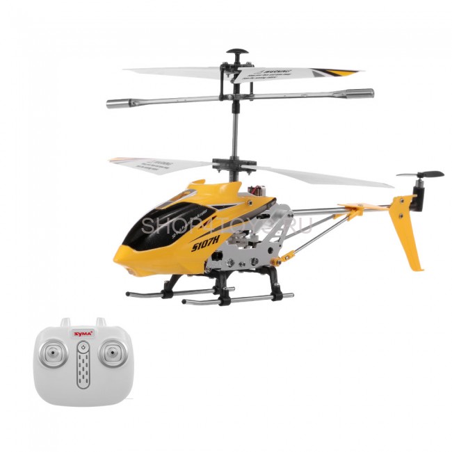 Радиоуправляемый вертолет Syma S107H Yellow 2.4G с функцией зависания - S107H Радиоуправляемый вертолет Syma S107H Yellow 2.4G с функцией зависания - S107H
