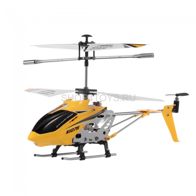 Радиоуправляемый вертолет Syma S107H Yellow 2.4G с функцией зависания - S107H Радиоуправляемый вертолет Syma S107H Yellow 2.4G с функцией зависания - S107H