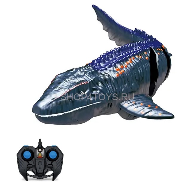 Радиоуправляемый динозавр Мозазавр (плавает в воде, синий, акб) - D03-BLUE Радиоуправляемый динозавр Мозазавр (плавает в воде, синий, акб) - D03-BLUE