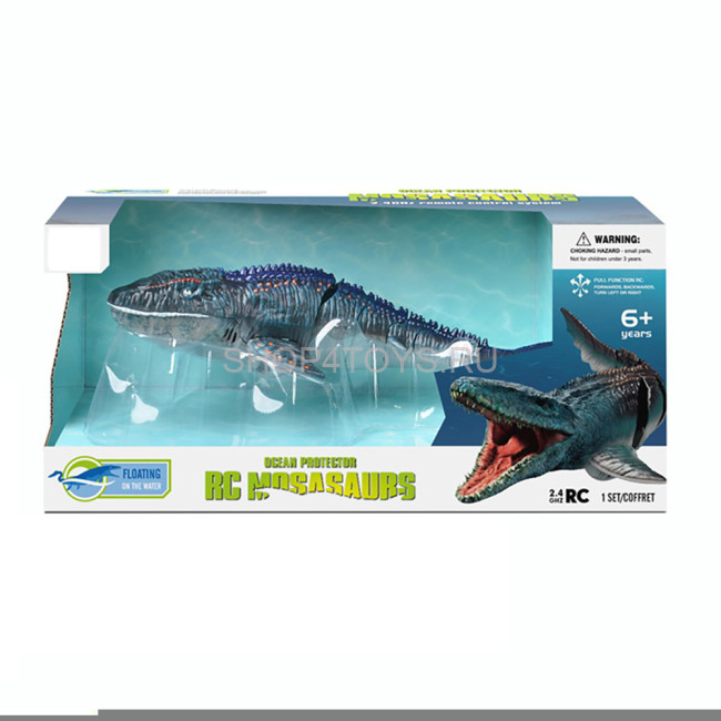 Радиоуправляемый динозавр Мозазавр (плавает в воде, синий, акб) - D03-BLUE Радиоуправляемый динозавр Мозазавр (плавает в воде, синий, акб) - D03-BLUE