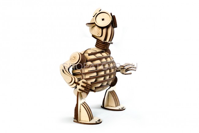 Конструктор 3D деревянный подвижный Lemmo Леммитс Гоша - 00-11