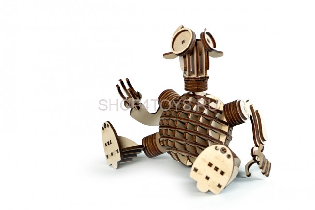 Конструктор 3D деревянный подвижный Lemmo Леммитс Гоша - 00-11