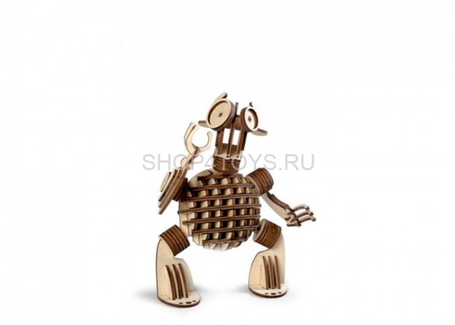 Конструктор 3D деревянный подвижный Lemmo Леммитс Гоша - 00-11