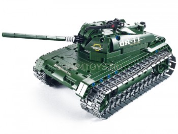 Радиоуправляемый конструктор танк QiHui Technics 4CH 2.4G 453 деталей - QH8011 Радиоуправляемый конструктор танк QiHui Technics 4CH 2.4G 453 деталей - QH8011
