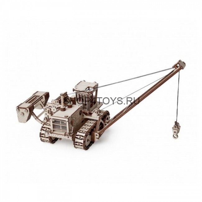 Конструктор 3D деревянный Lemmo Трубоукладчик - 01-01
